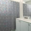 Rideau de douche simple à triangles à main classique Patricia Geoffrey-39224293-126132753