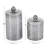 Glass Handmade Gray Decorative Jars Set