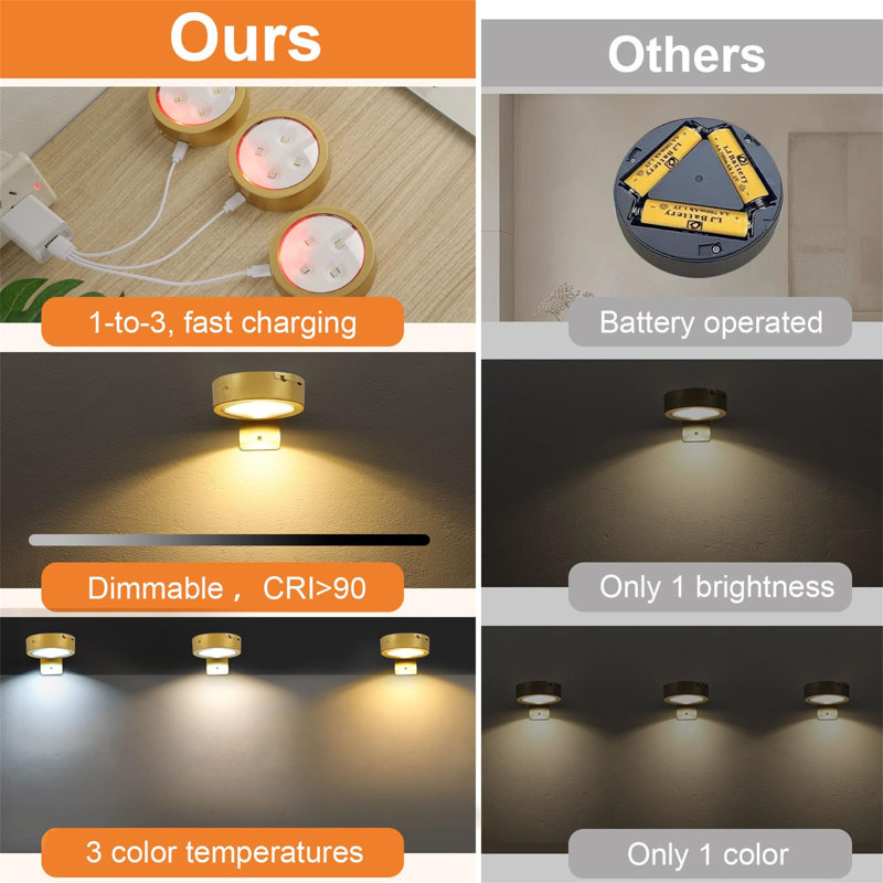 Battery Powered LED Wall Mount Picture Light
