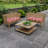 Sunbrella 44" x 18" Contoured Outdoor Wicker Bench Cushion-620469317