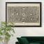 «Garden Parterre II», reproduction d'art graphique sur toile-792606831-792606828