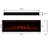 Millner Modern WiFi Recessed Electric Fireplace Insert, Fireplace Heater for Living Room,Timer, Overheating Protection, Touch Screen, Remote, Black-1810084395