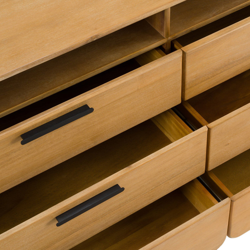 Ensemble de chambre avec table de chevet 2 tiroirs Hultgren, Grand