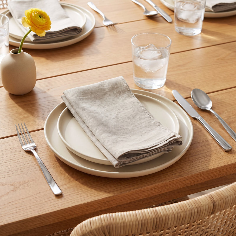 Bonn Linen Square Napkin, Natural