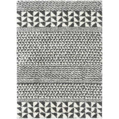 Tapis noir / crème Thielen