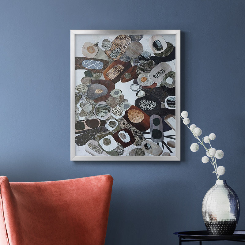Toile encadrée de qualité supérieure Nil River, Argent, H 24 po x l 20 po