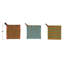 Multi-Tone Cotton Crocheted Pot Holder With Leather Loop-944523083