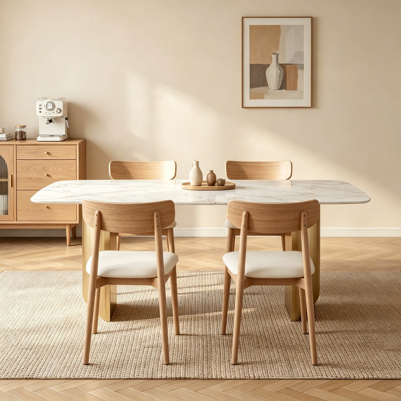 Table de salle à manger 55,12 pouces, L 31,5 po x L 55,12 po