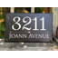 Plaque d'adresse murale sur 2 lignes-59670526
