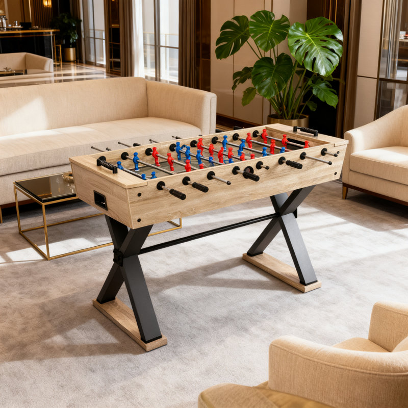 Table de soccer intérieur 48 pouces taille adulte - Table de soccer pour adultes - 2 balles