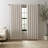 Eclipse Duke Linen Curtain Absolute Zero Blackout Curtain, 50 Inch x 84 Inch, Thermal Curtain, Insulated, Blackout Curtain for Bedroom or Living Room Curtain, 1 Panel, Natural-125359612-125359616