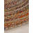 Hand Braided Cotton & Jute Contemporary Light Multicolor Indoor / Outdoor Round Area Rug-1355596516