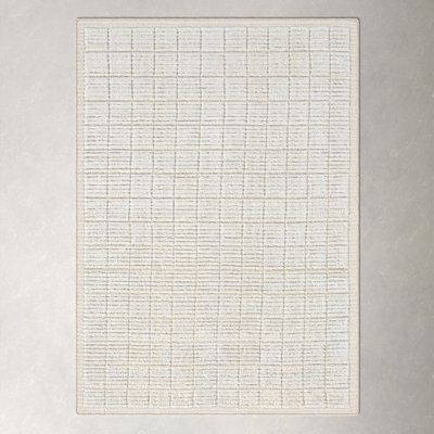 Jacey Handmade Light Beige/Cream Rug