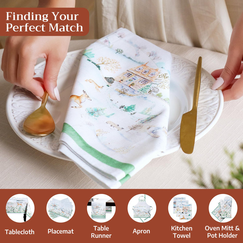 Maison d'Hermine Snowy World 100% Cotton Napkins - 20" x 20"