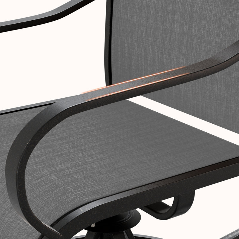 Fauteuil pour espace repas d'extérieur, Gris foncé