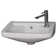 Barclay Mirna 14.5'' White Vitreous China Rectangular Bathroom Sink with Overflow