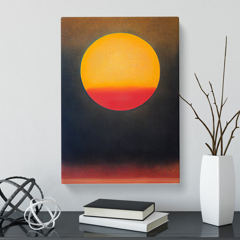 Contemporary Sun Vol.2 - Wrapped Canvas, 76cm H x 50cm W x 3cm D