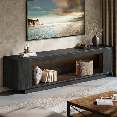 70.9-Inch TV Stand with LED Light Strip for 65/70/75/80-Inch TVs
