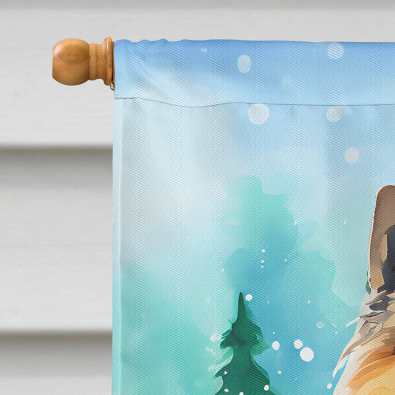 Double Sided Polyester Christmas, 40'' H x 28'' W