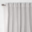 Linen Blend Semi Sheer Rod Pocket And Back Tab Curtain (Single Panel)-784879398-784879400