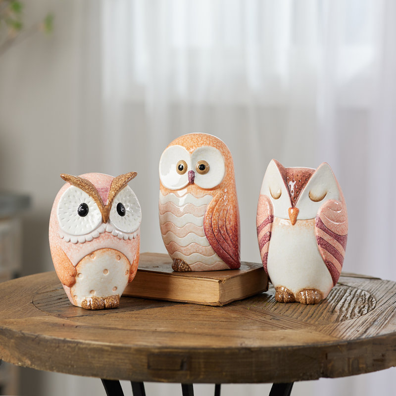 Terra Cotta Owl Décor