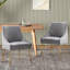Chaise d'appoint rembourrée en velours avec pieds dorés -903341577