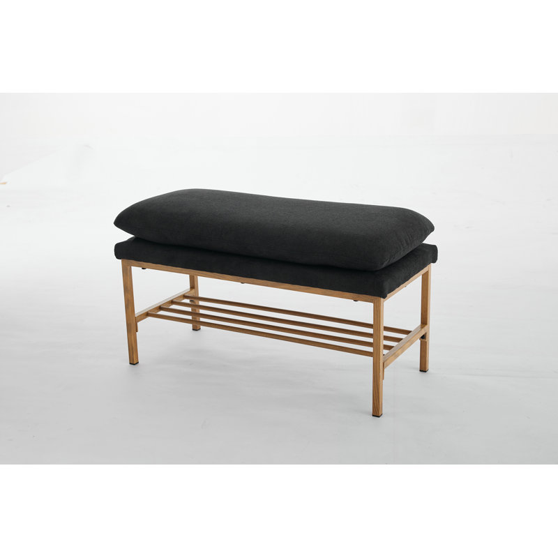 Banc de bout de lit avec tablette
