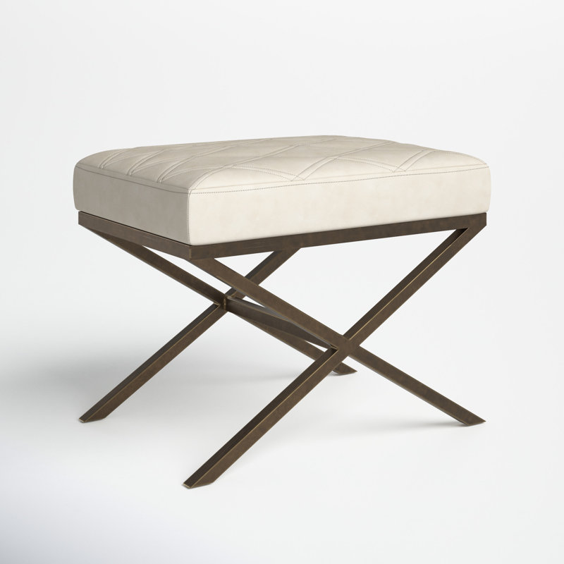 Madera Faux Leather Upholstered Bench