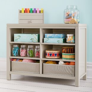 Martha Stewart Crafting Kids' Cubby Organizer - White, Wooden Tabletop Art  Storage with Removable Bins - Cube Shelving 