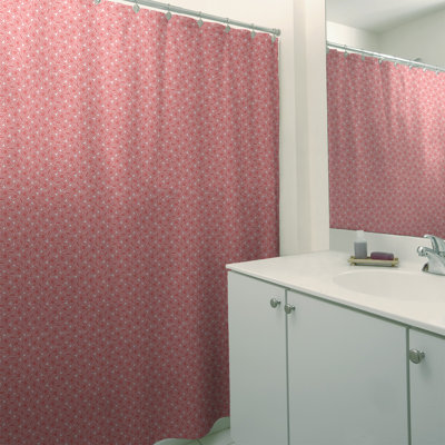Rideau de douche simple hexagonal classique