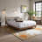 Boaz Upholstered Polyester Blend, Queen Platform Bed, Light Beige 33.7'' H X 65'' W X 89'' L-766478688-766478694