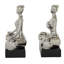 Ensemble de 2 figurines de yoga Elvina