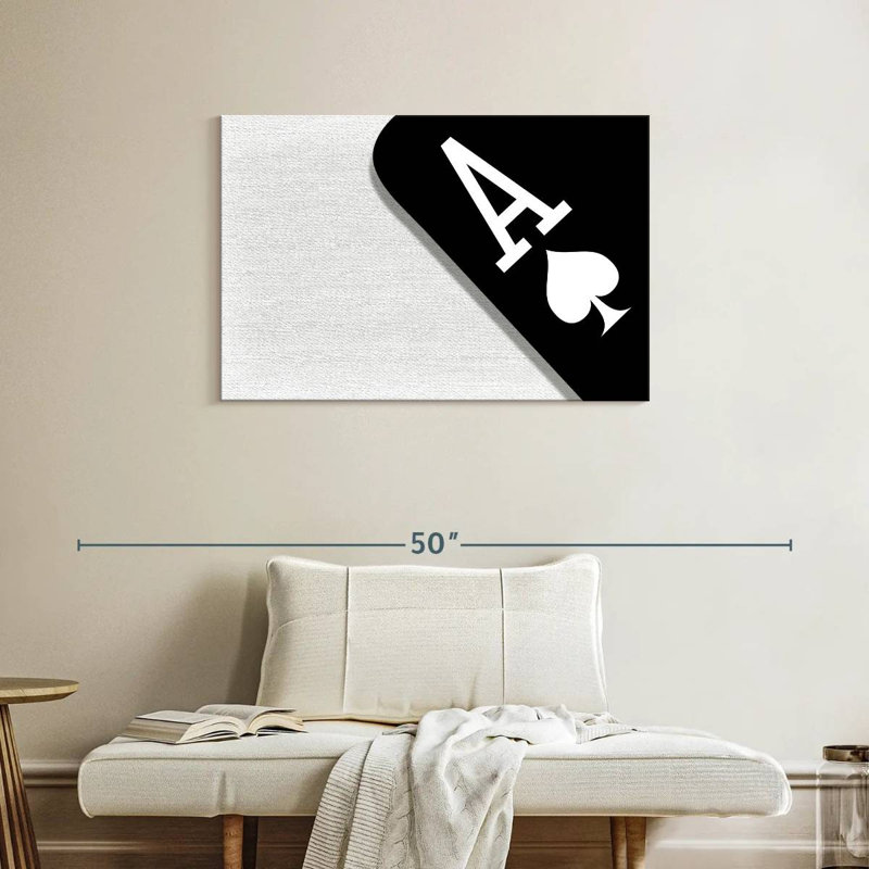 Senne Poker Cards, 24" H x 36" W