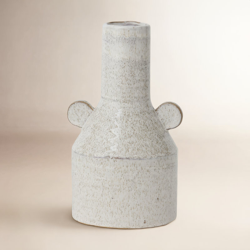 Vase de table Castalia, H 9,25 po x l 5,5 po x P 5 po