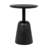 Round Mango Wood Pedestal Side Table