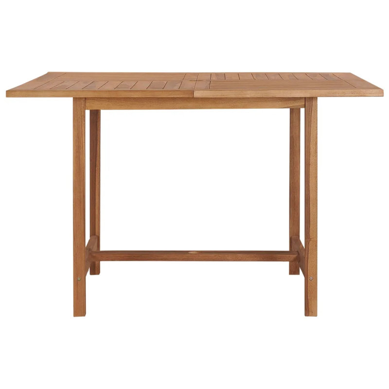 Hayleigh-Jayde Rectangular Teak Outdoor Dining Table , 110cm cm W 110cm cm D