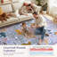 Tapis lavable pour salon moderne Goldene-345836068