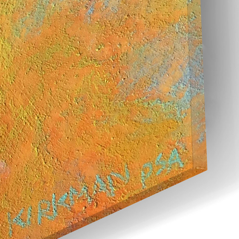 «Chick Clique» par Rita Kirkman, art mural en verre acrylique, H 12 po x l 24 po