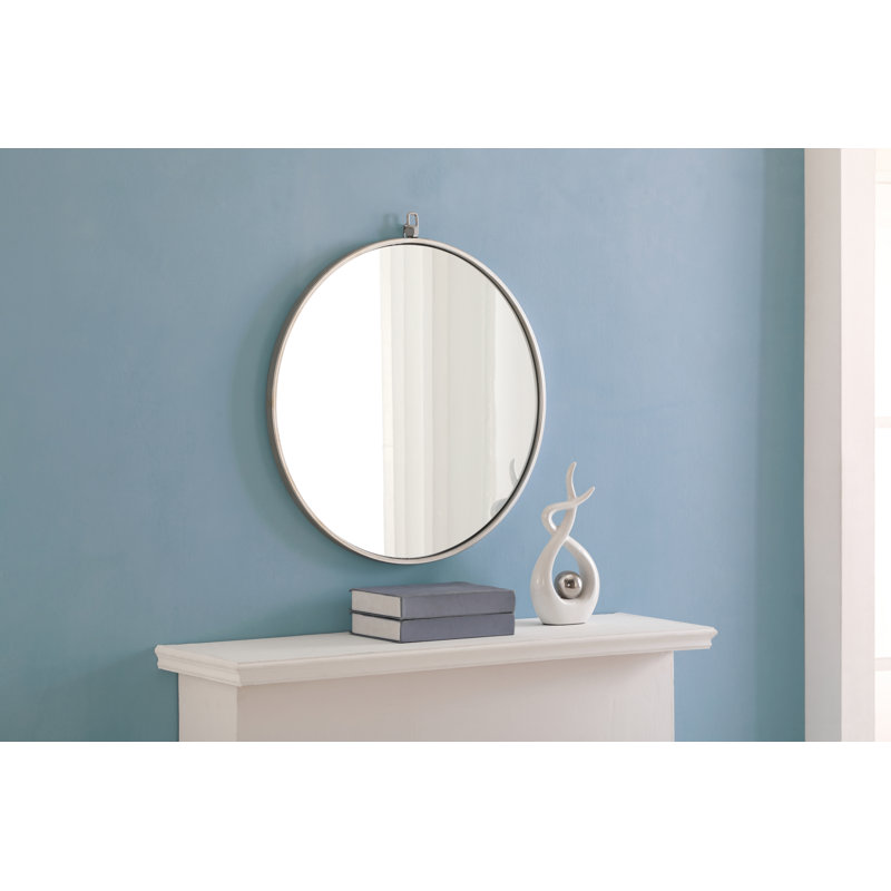 Miroir Cassie, 42 po x 42 po, Blanc
