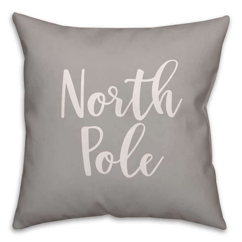  Coussin North Pole, Gris, Housse de coussin