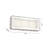 PIxlet Modern Chrome Crystal Rectangular Wall Sconce-1081889293
