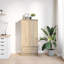 Cabinet With Drawer 55.5X34x119.5 Cm Engineered Wood-1786643919