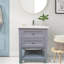 Ensemble de meuble-lavabo simple 24 po 24 po