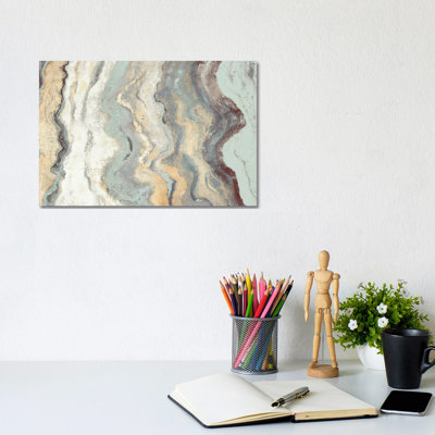 Cool Flow I by Patricia Pinto - Wrapped Canvas Painting