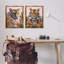 Ensemble de 2 cadres flottants Fierce Tigers & Gold Leaves, design par Kim Allen-1895901253-1895901250