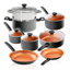 Gotham Steel Pro Premier Hard Anodized 13 Piece Nonstick Cookware Set