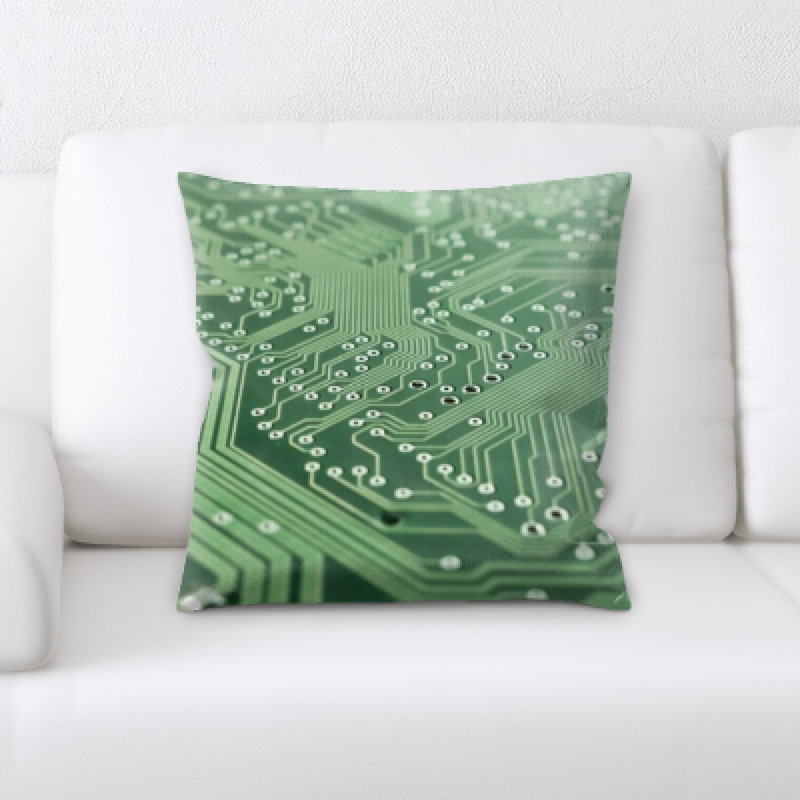 Buda Faux Leather Throw Pillow
