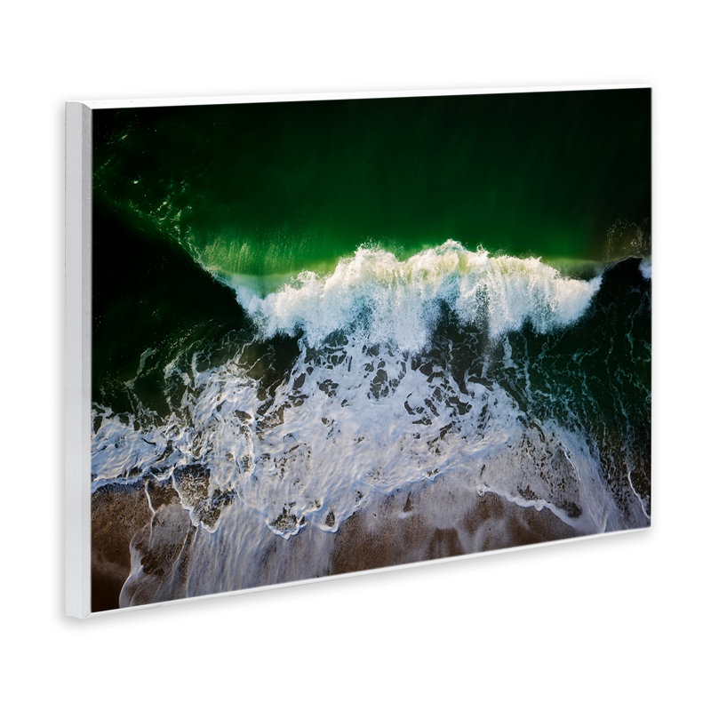 «Deep Green Wave Splash» par Rick Berk, H 13 po x l 19 po