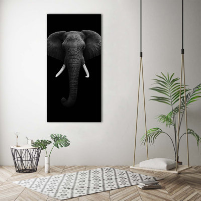 African Elephant - Wrapped Canvas Print