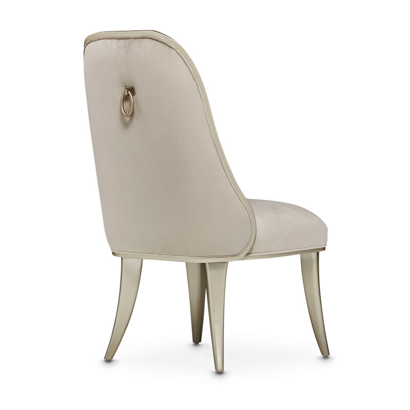 Villa Cherie Tufted Dining Side Chair, Porcini